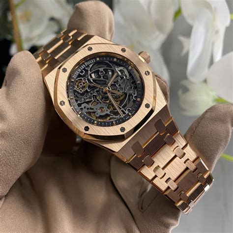 audemars piguet royal oak rose gold|rose gold ap watch price.